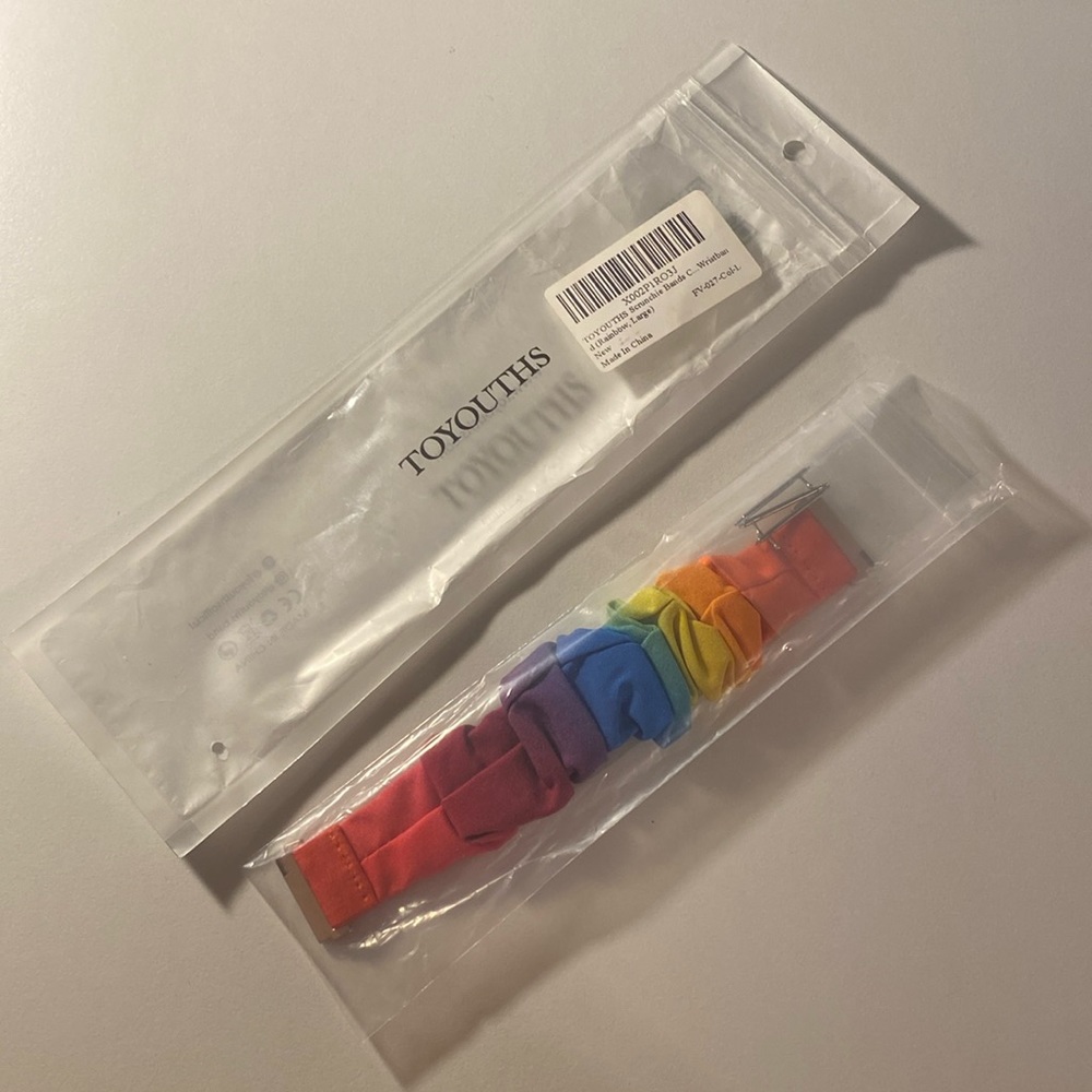 TOYOUTHS Scrunchie band for Fitbit Versa